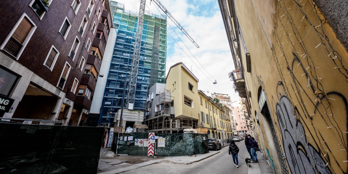 Cantiere del progetto Unico Brera sequestrato a Milano