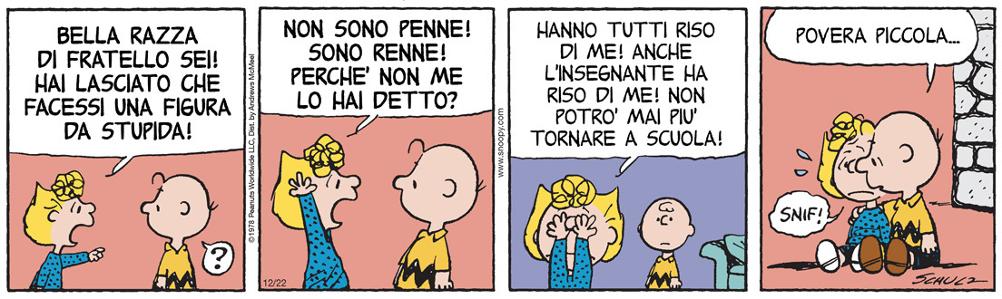 Peanuts 2025 dicembre 22
