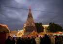 L'albero di Natale di piazza Manger, il 12 dicembre