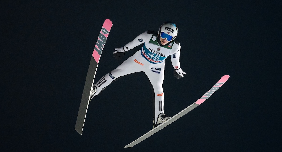 Halvor Egner Granerud il 28 dicembre a Oberstdorf, Germania (Bjoern Reichert/NordicFocus/Getty Images)