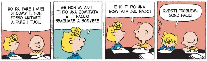 Peanuts 2026 gennaio 19