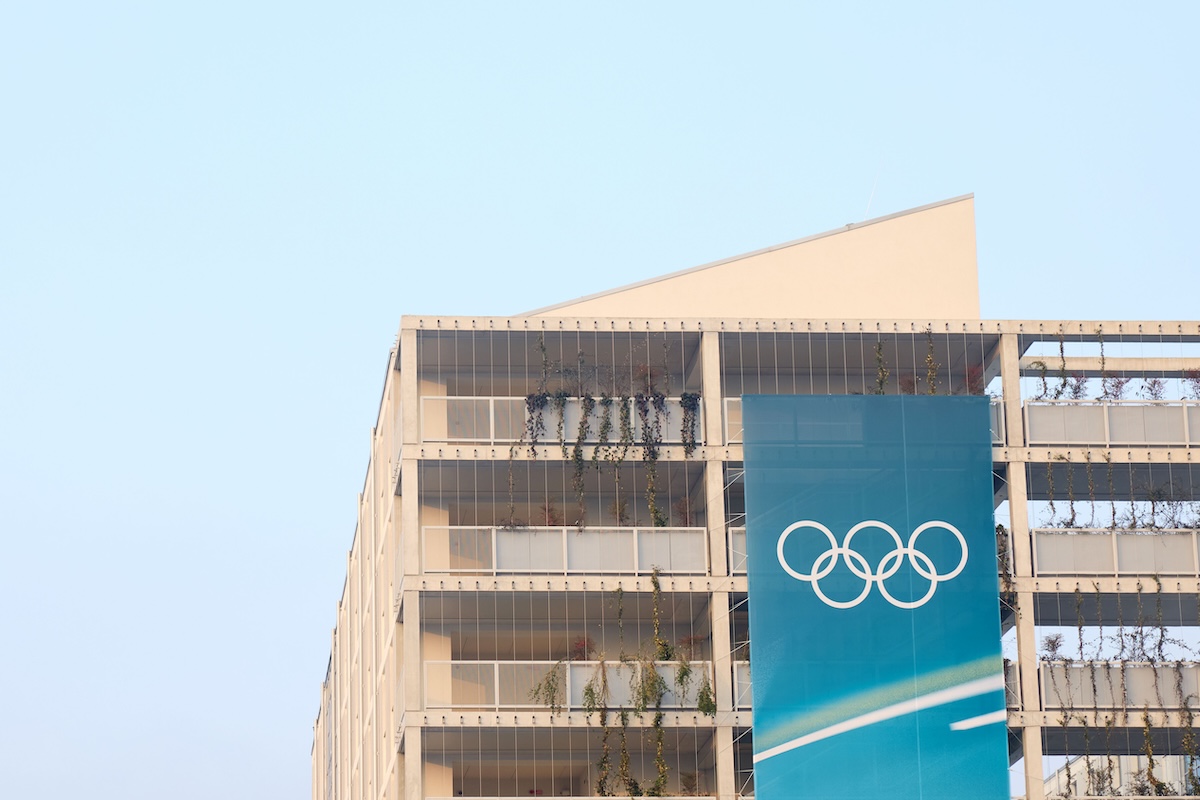 Un edificio del villaggio olimpico a Milano (Francesco Scaccianoce/Getty Images)