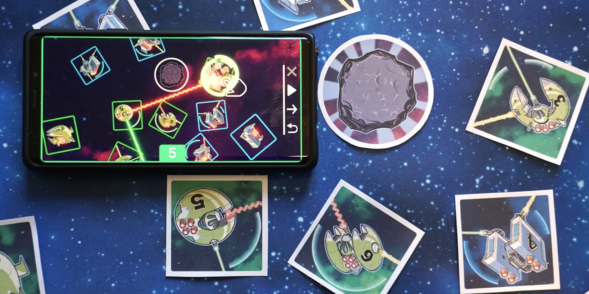 Una partita a Light Speed Arena (Tablescope Games)