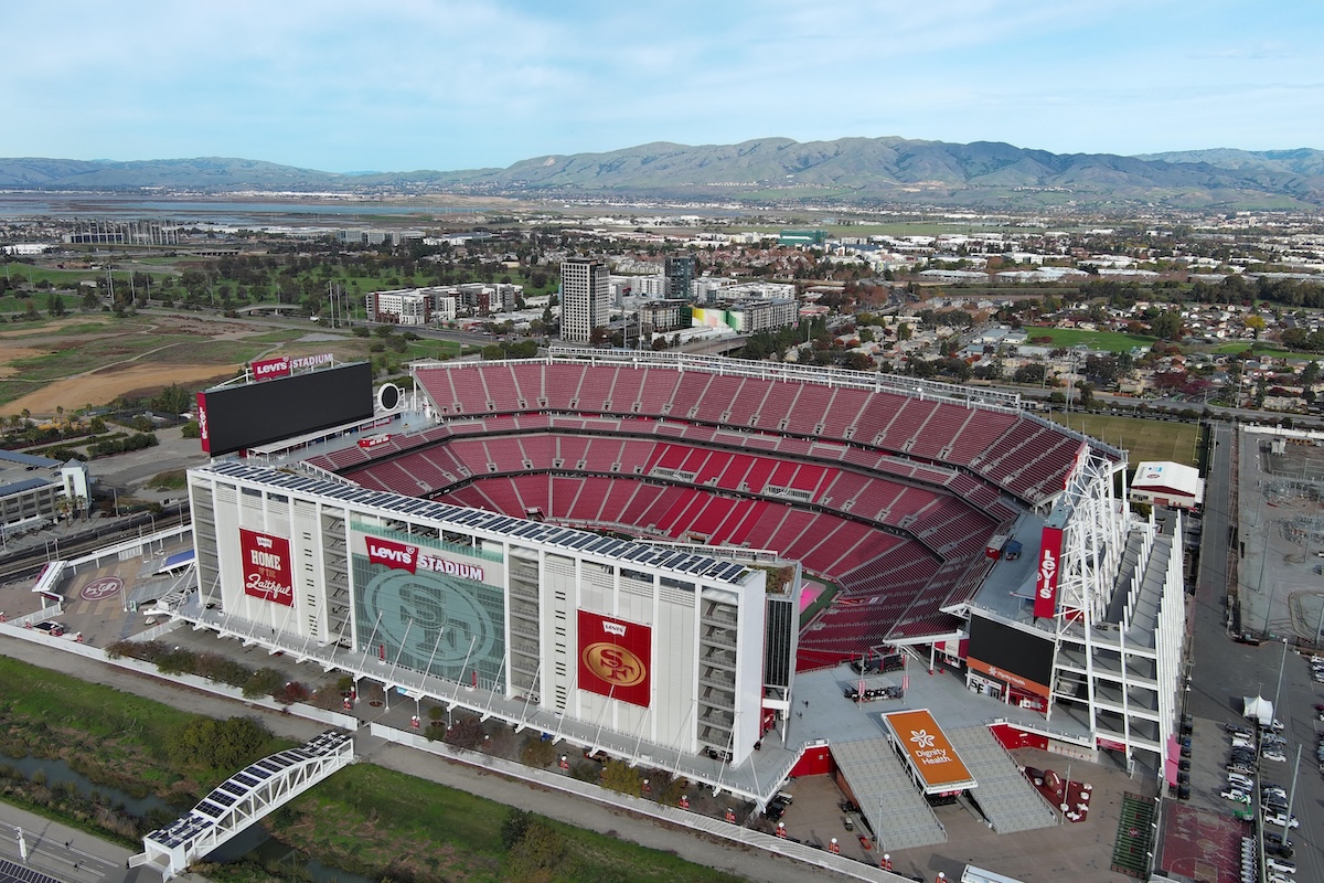 Il Levi's Stadium dall'alto, 3 dicembre 2025 (Kirby Lee/Getty Images)