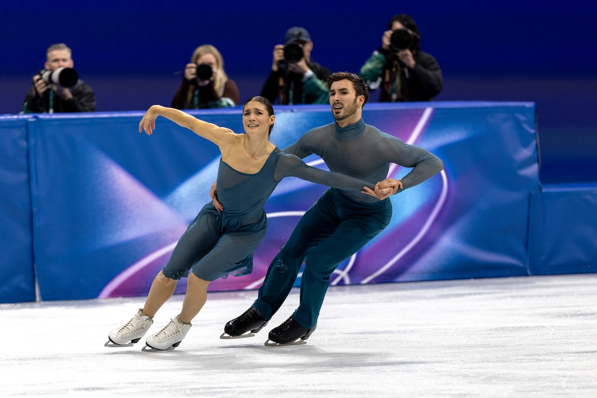 Laurence Fournier Beaudry e Guillaume Cizeron (Tim Clayton/Getty Images)