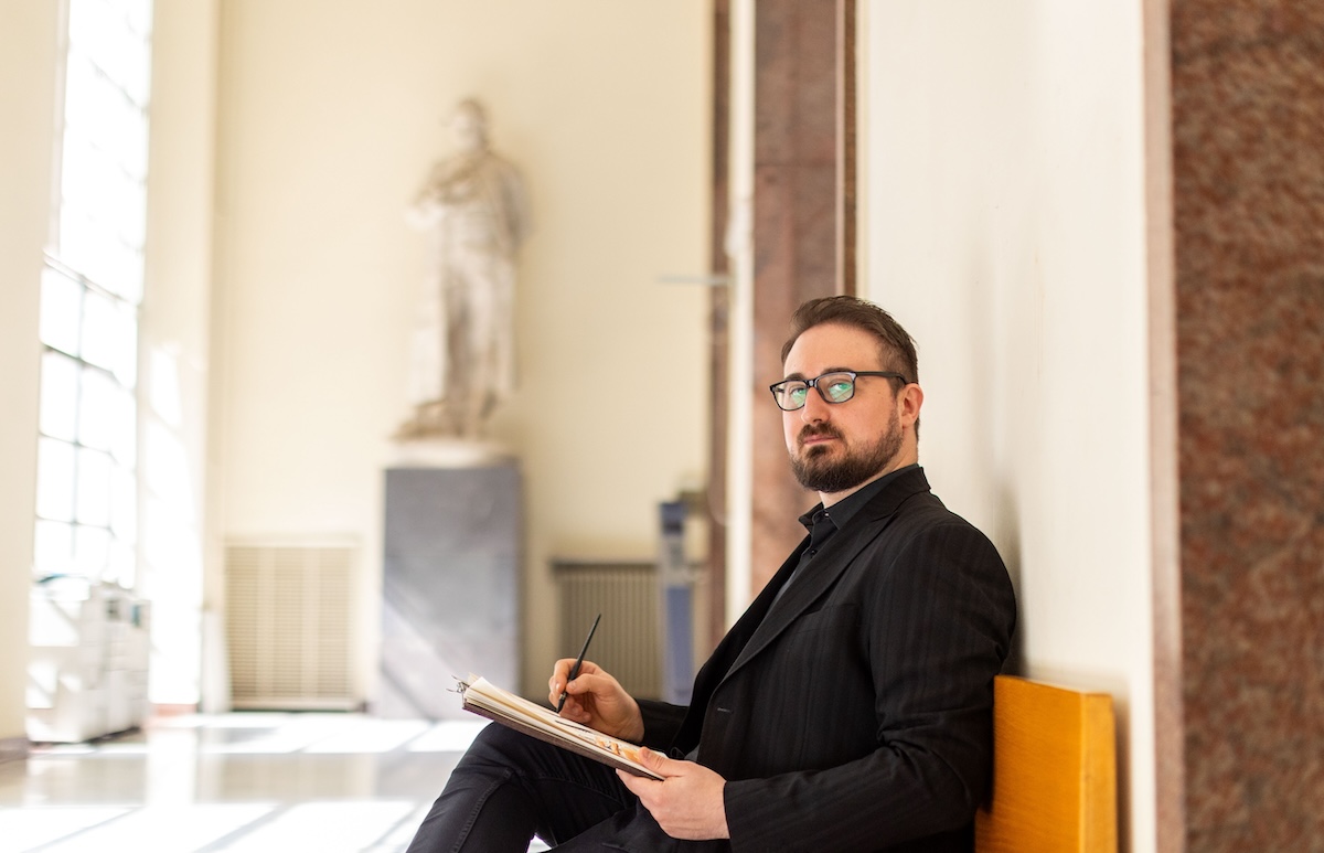 L’unico illustratore giudiziario in Italia