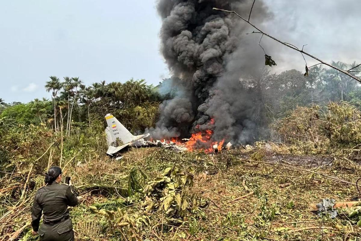 Nel grave incidente aereo in Colombia sono morte almeno 66 persone
