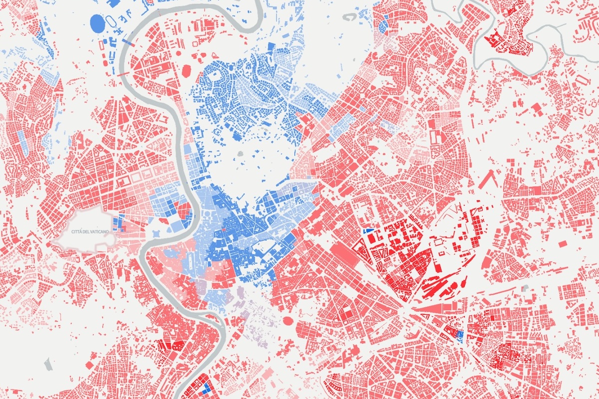 Com’è andato il voto al referendum nelle grandi città, strada per strada