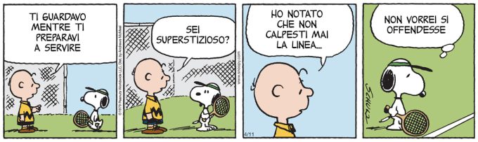 Peanuts 2026 aprile 11