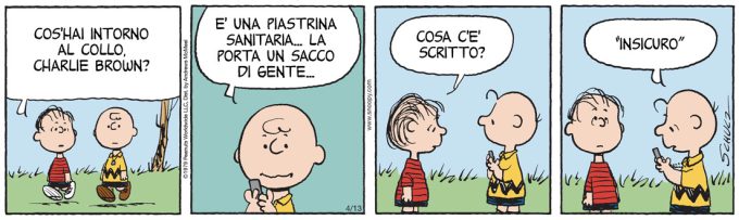 Peanuts 2026 aprile 13