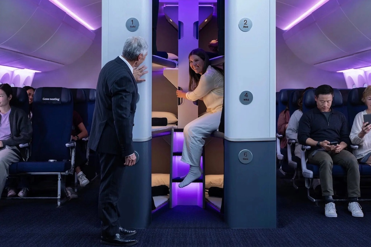 Arrivano gli aerei di linea con le cuccette