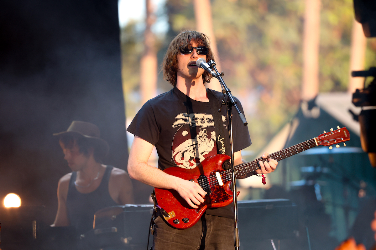 Il concerto dei Geese al Coachella, 11 aprile 2026 (Kevin Mazur/Getty)