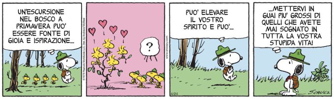 Peanuts 2026 aprile 24