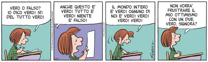 Peanuts 2026 aprile 27