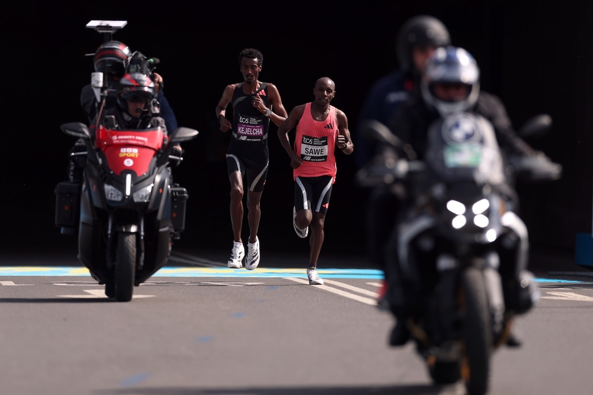Correre la maratona in meno di due ore e arrivare secondo