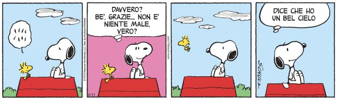 Peanuts 2026 maggio 11