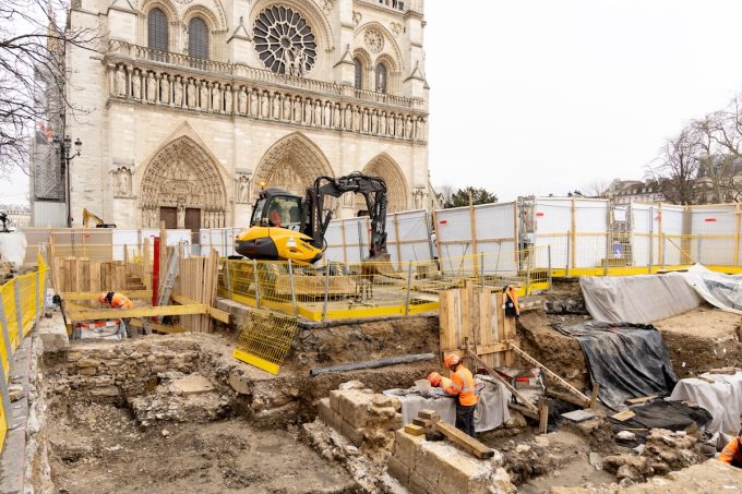 I ritrovamenti archeologici attorno alla cattedrale di Notre-Dame