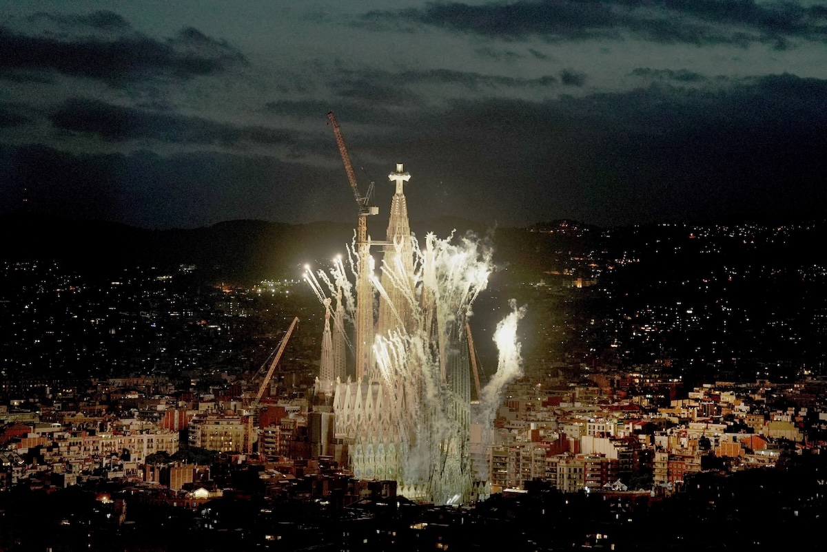 I momenti più spettacolari della cerimonia alla Sagrada Familia