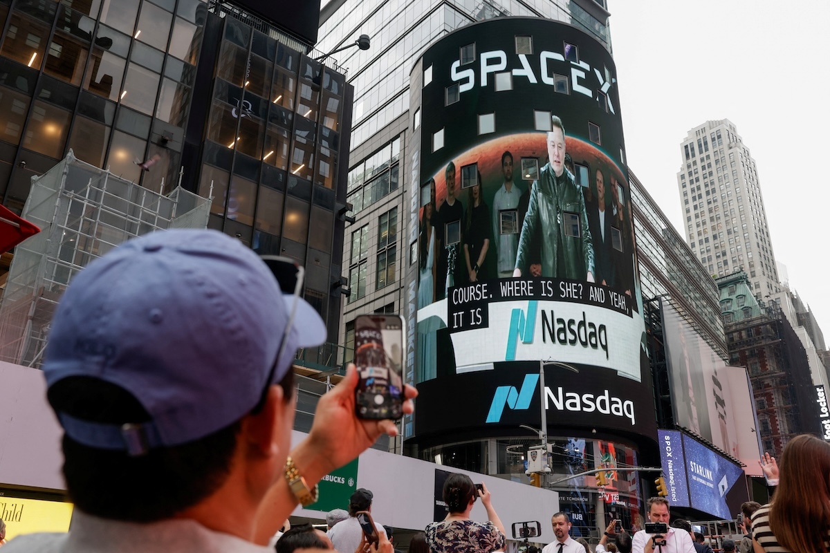 SpaceX si è quotata in borsa