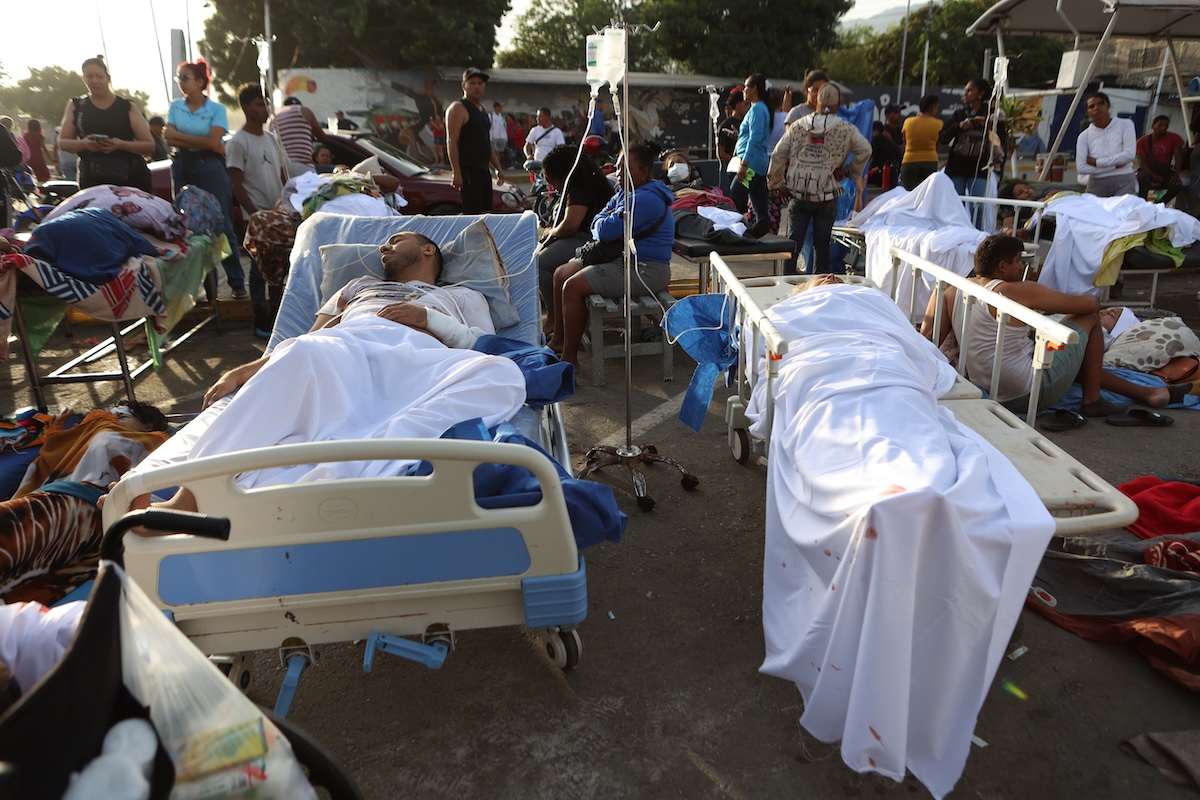 In Venezuela gli ospedali erano già in crisi prima del terremoto
