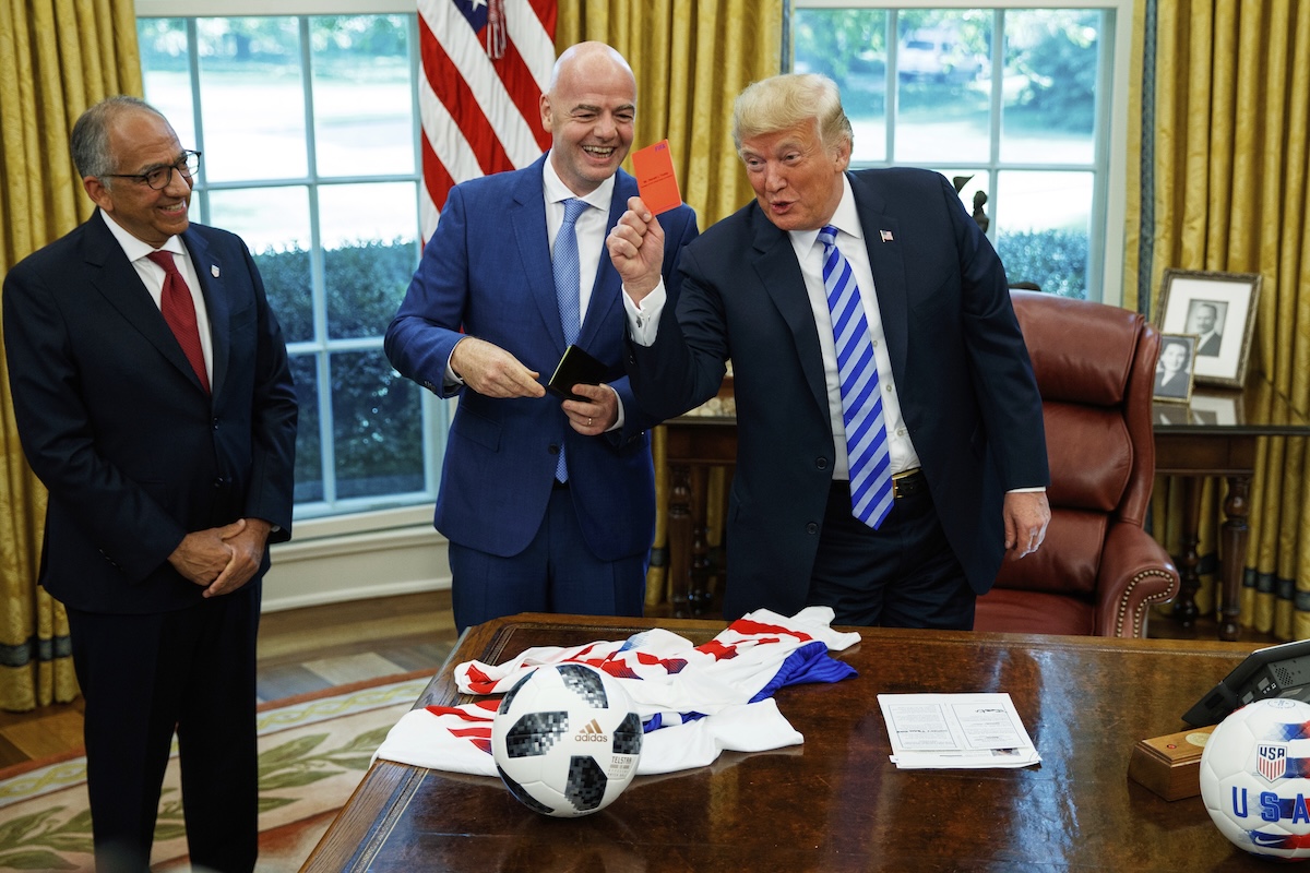 Infantino dice che la storia di Balogun è normale amministrazione