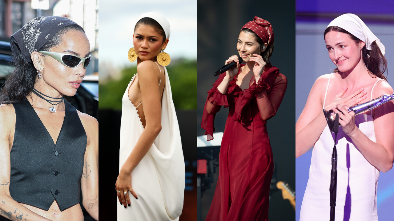 Zoe Kravitz (Aeon/GC Images), Zendaya (Shane Anthony Sinclair/Getty Images), Gracie Abrams (Joseph Okpako/WireImage/Getty Images), Renate Reinsve (Andreas Rentz/Getty Images)