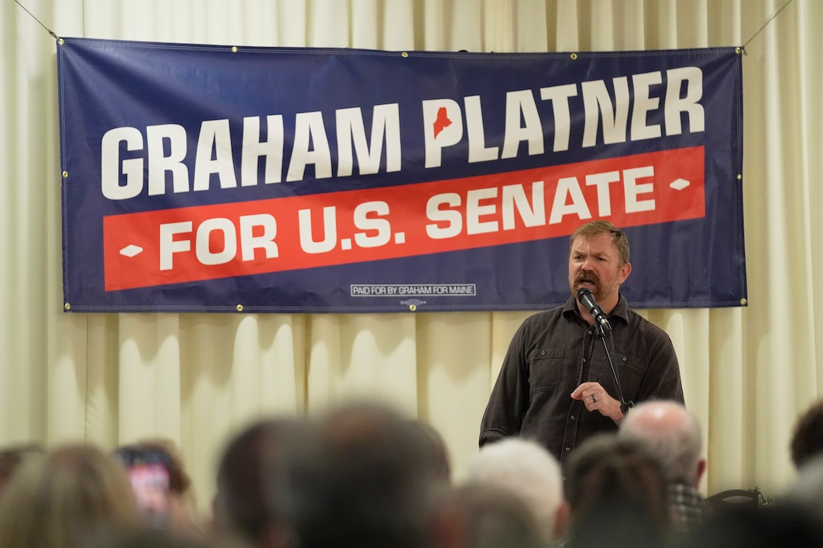 Graham Platner (AP Photo/Robert F. Bukaty)