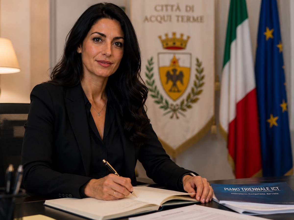 L’assessora virtuale del comune di Acqui Terme, in Piemonte
