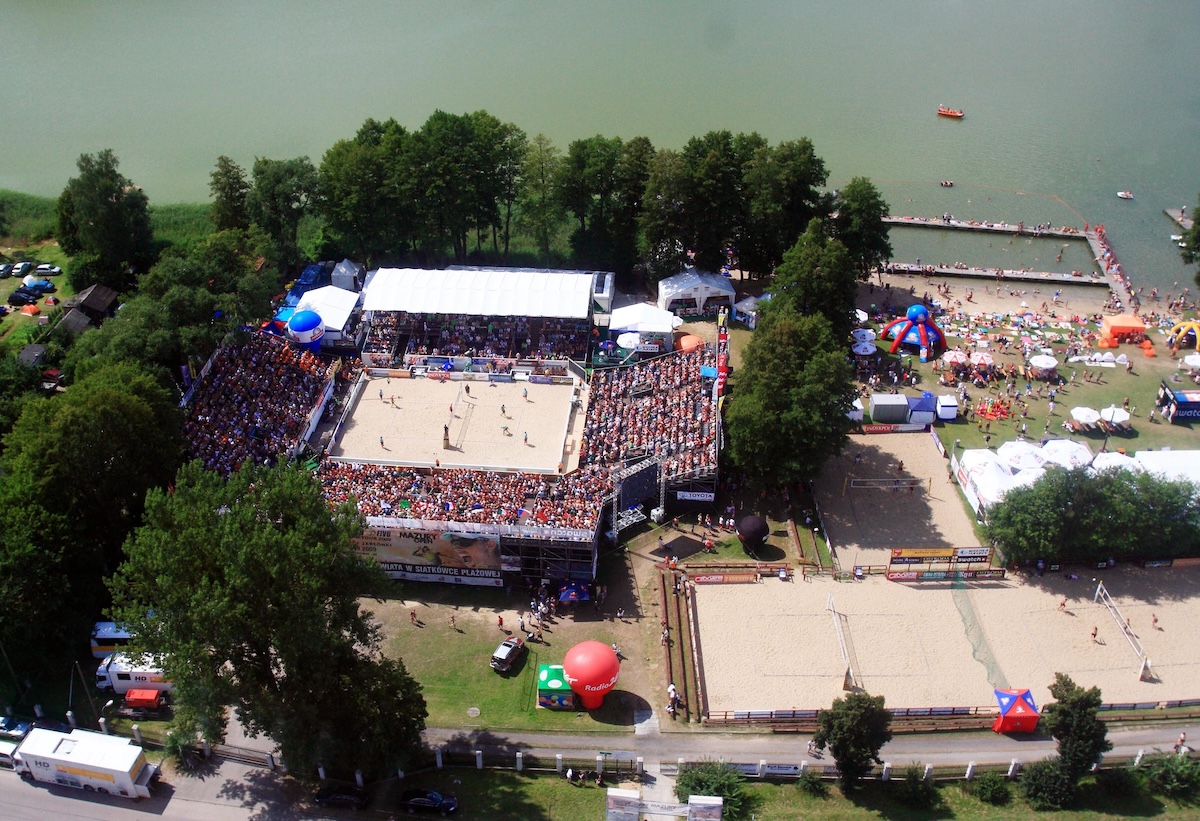 Il paesino polacco che ospita gli Europei di beach volley