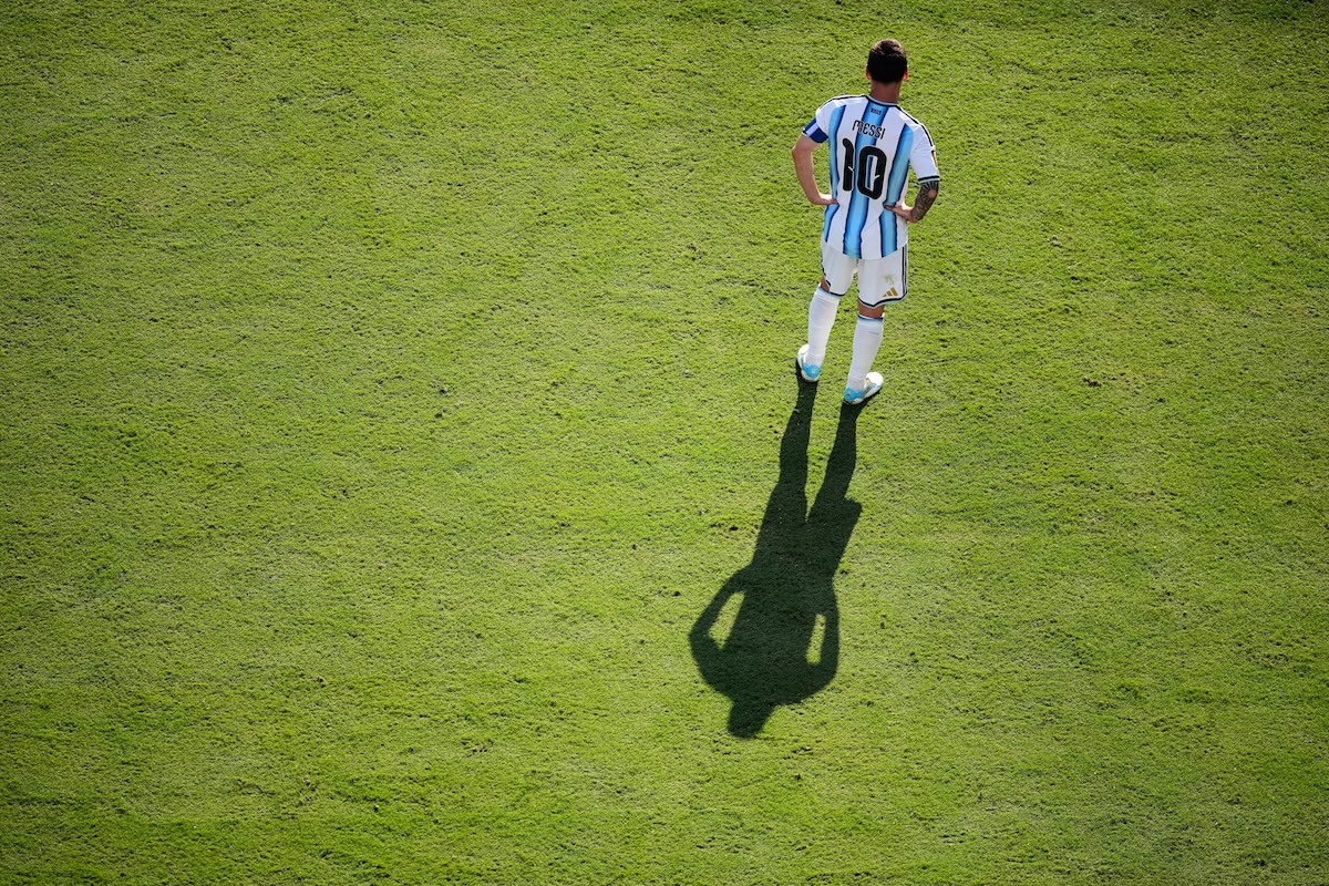 Lionel Messi durante la finale dei Mondiali del 2026 tra Argentina e Spagna (AP Photo/Matt Slocum)