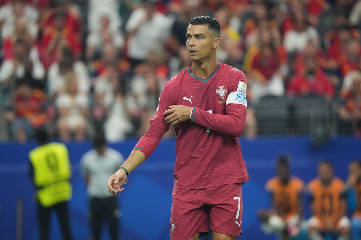 Cristiano Ronaldo il 6 luglio 2026 ai Mondiali di calcio (Etsuo Hara/Getty Images)