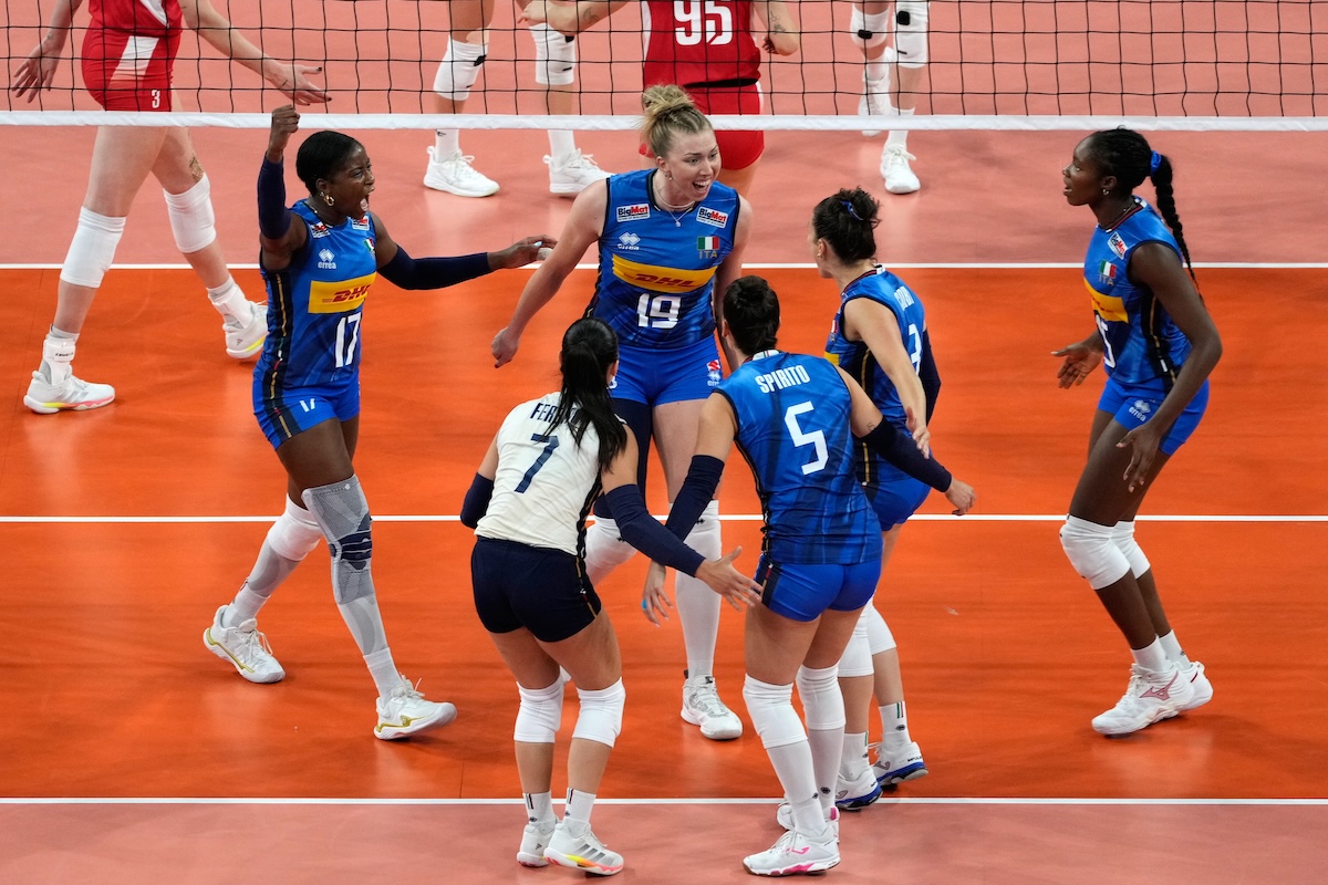 L’Italia è in finale agli Europei femminili di pallavolo