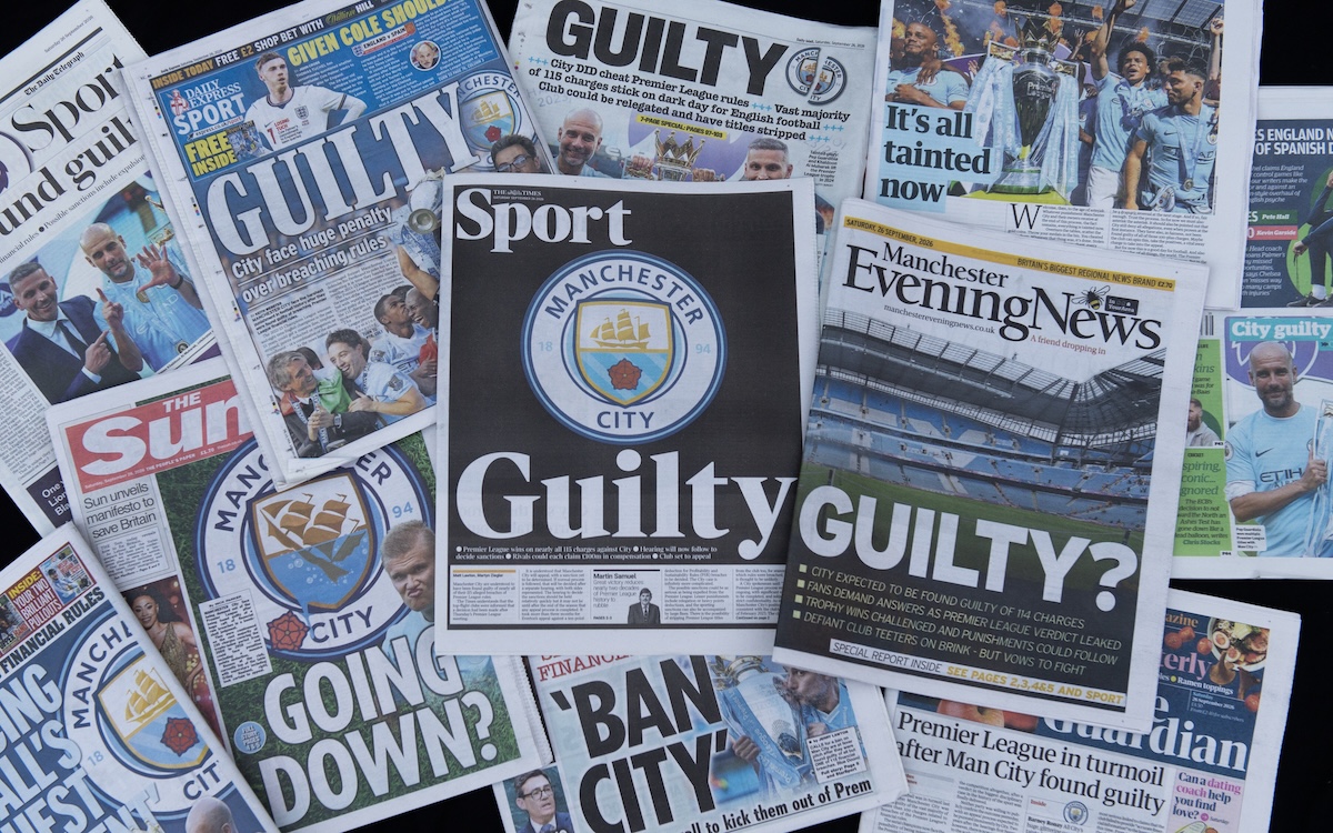 Cosa rischia il Manchester City?