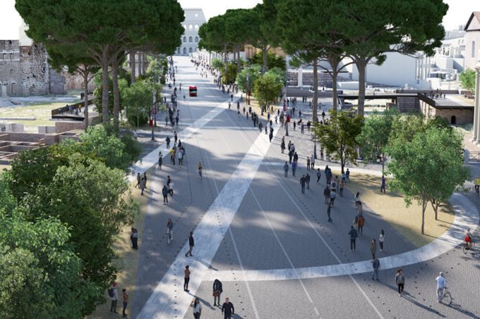 Come cambierà via dei Fori Imperiali