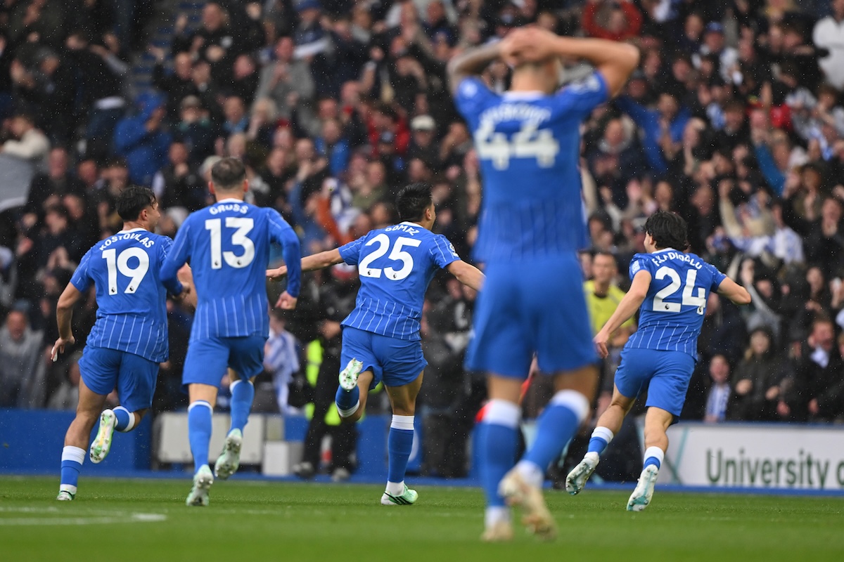 Il Brighton fa più gol dell’Inter e del Bayern Monaco