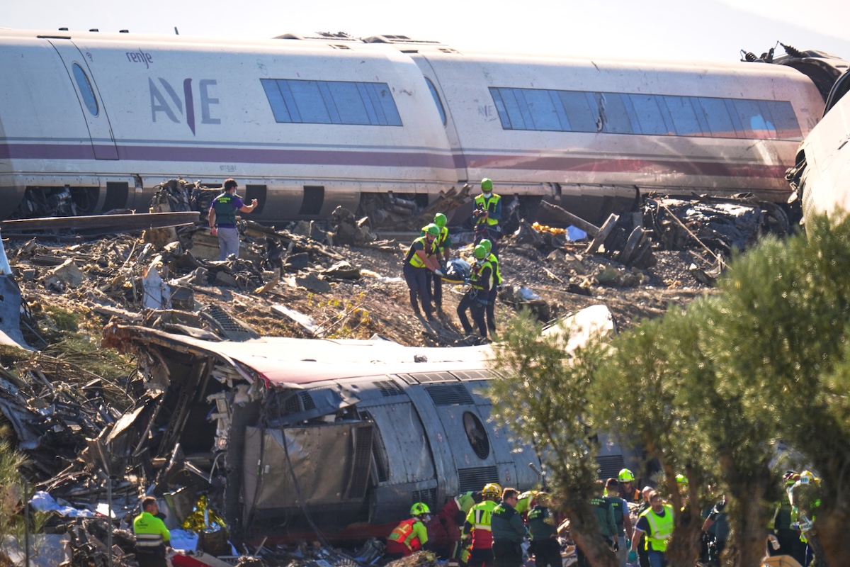 C’è stato un grave incidente ferroviario in Spagna